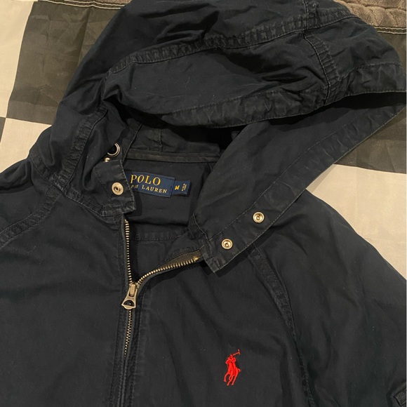 Men's Polo Ralph Lauren Light Jacket Navy Blue - Picture 3 of 4